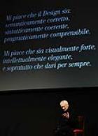 Massimo Vignelli a Salerno. Lectio Magistralis al Teatro Verdi. Salerno, 22 Novembre 2011.